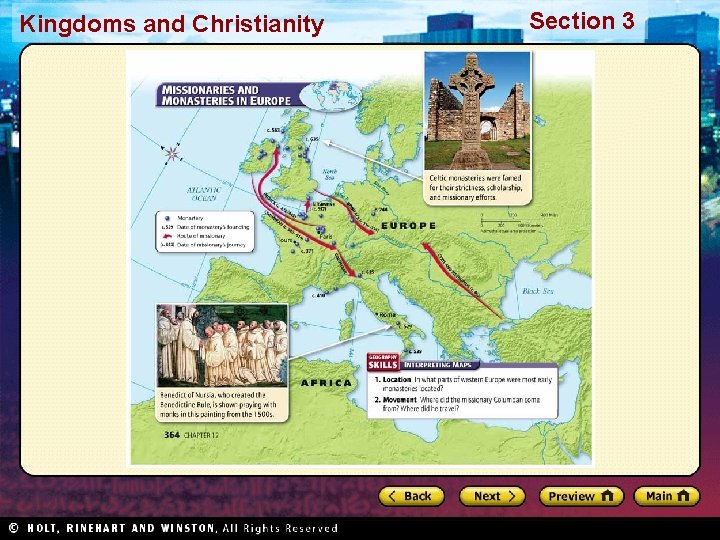 Kingdoms and Christianity Section 3 