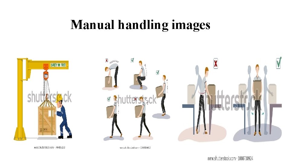 Manual handling images 