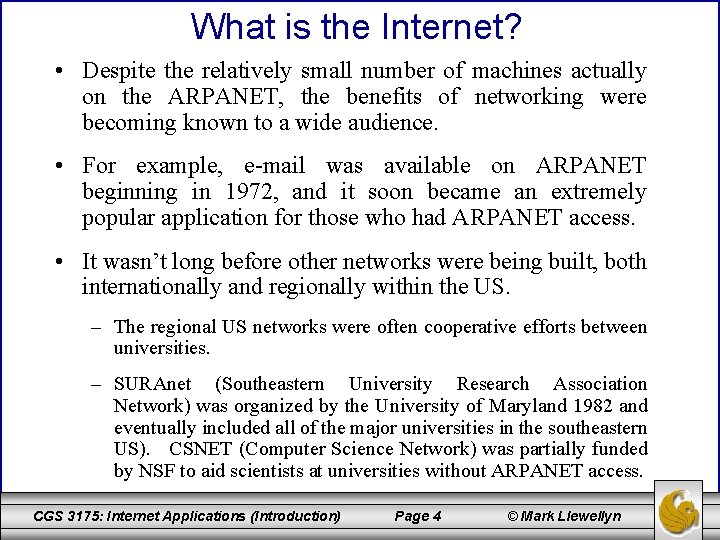 What is the Internet? • Despite the relatively small number of machines actually on