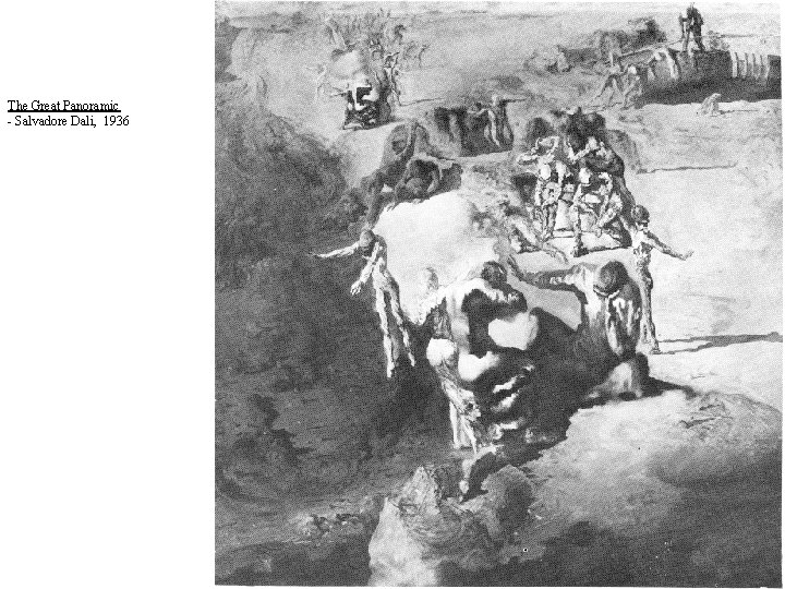 The Great Panoramic - Salvadore Dali, 1936 Ambiguous Figures 
