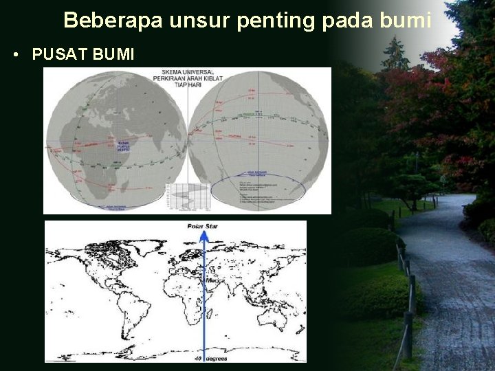 Beberapa unsur penting pada bumi • PUSAT BUMI 