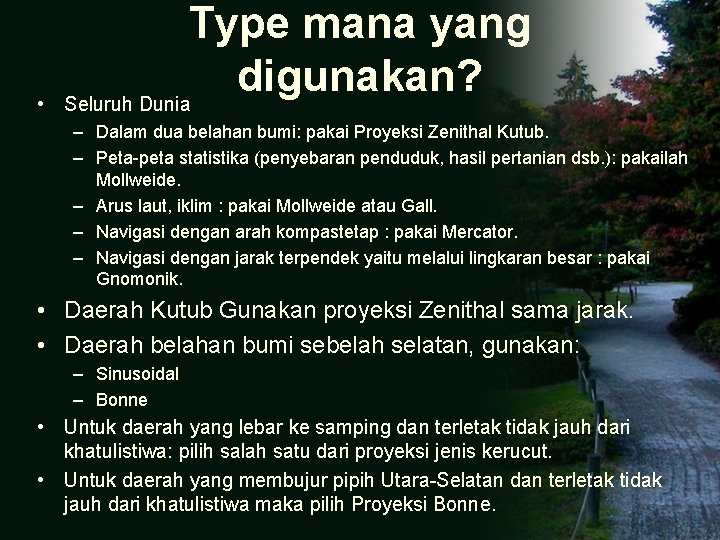 • Type mana yang digunakan? Seluruh Dunia – Dalam dua belahan bumi: pakai • Type mana yang digunakan? Seluruh Dunia – Dalam dua belahan bumi: pakai