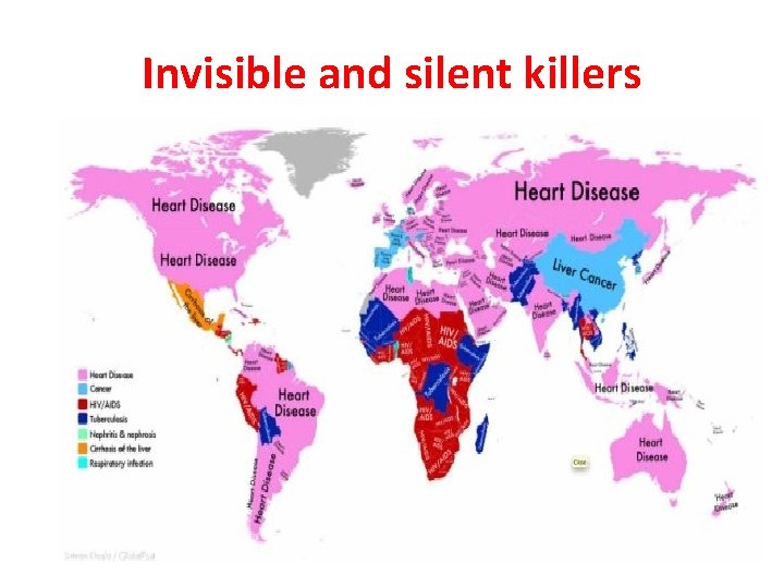 Invisible and silent killers 