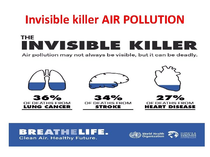 Invisible killer AIR POLLUTION 