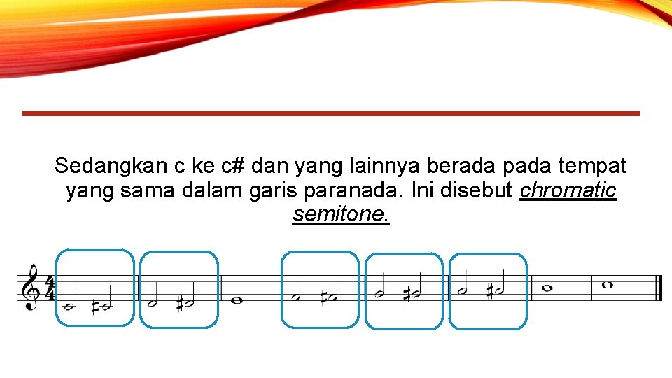 Sedangkan c ke c# dan yang lainnya berada pada tempat yang sama dalam garis