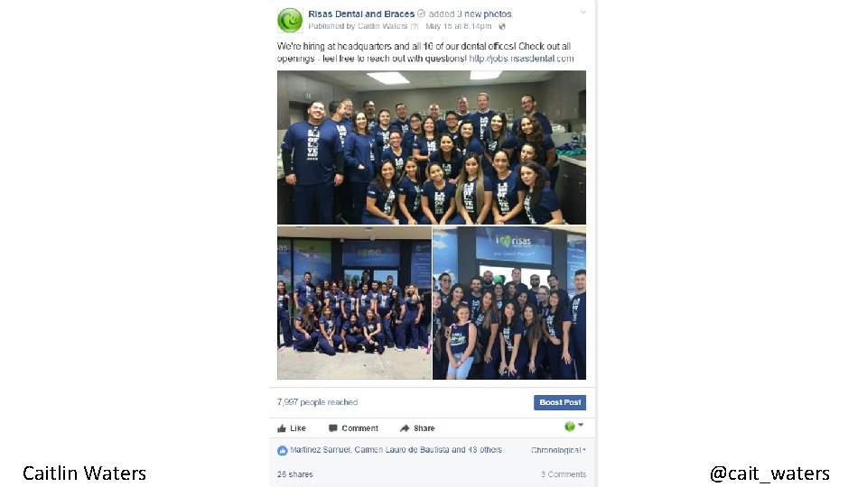 Caitlin Waters @cait_waters 