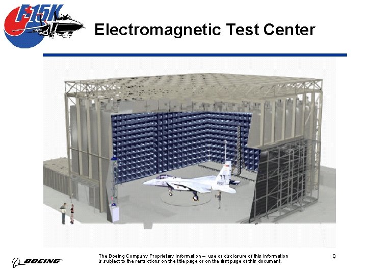 Electromagnetic Test Center The Boeing Company Proprietary Information – use or disclosure of this