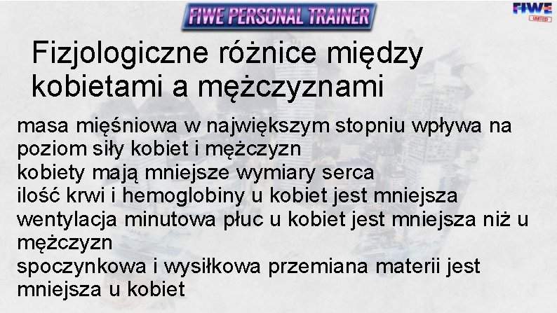 Fizjologiczne różnice między kobietami a mężczyznami masa mięśniowa w największym stopniu wpływa na poziom Fizjologiczne różnice między kobietami a mężczyznami masa mięśniowa w największym stopniu wpływa na poziom