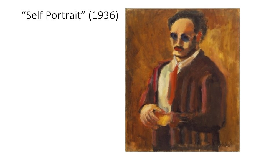 “Self Portrait” (1936) 