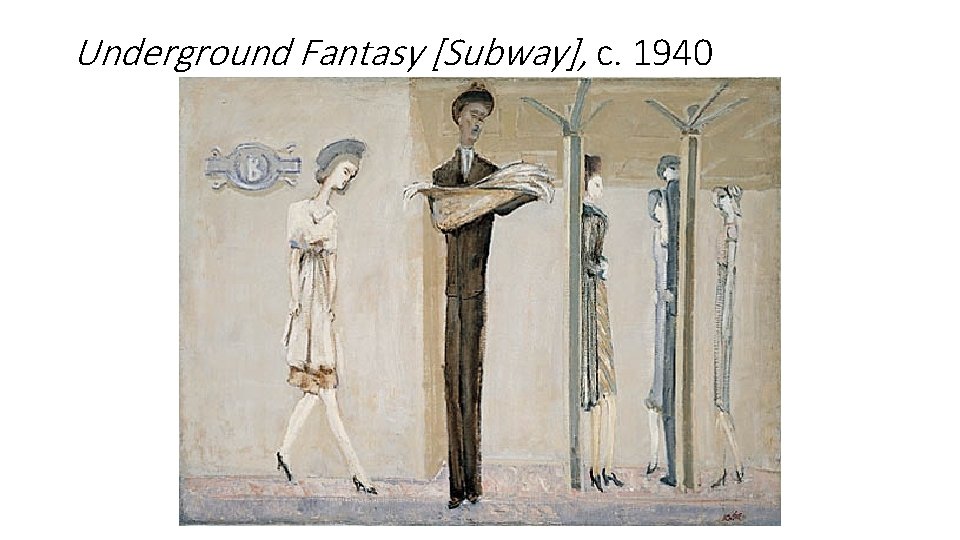 Underground Fantasy [Subway], c. 1940 