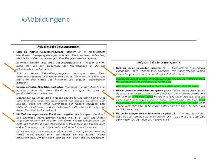  «Abbildungen» 32 