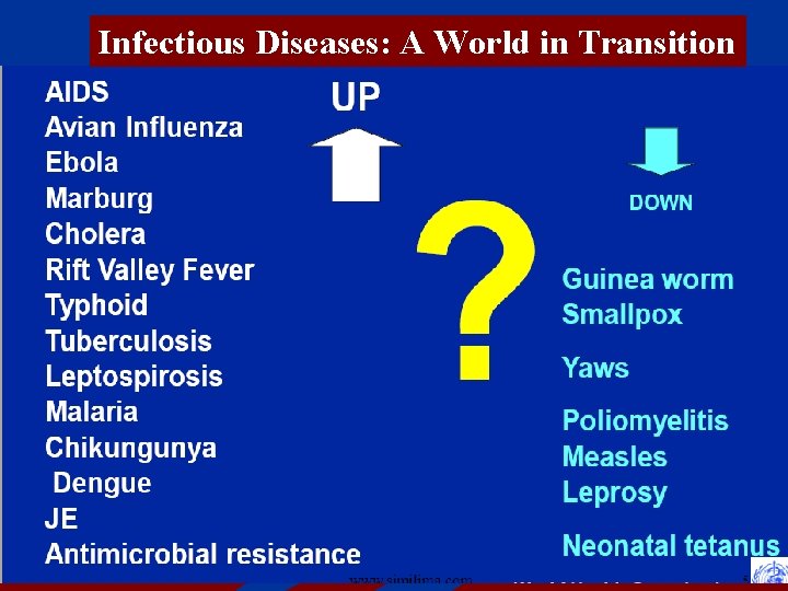 Infectious Diseases: A World in Transition 5 