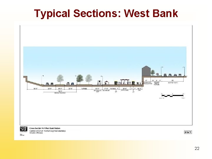 Typical Sections: West Bank 22 