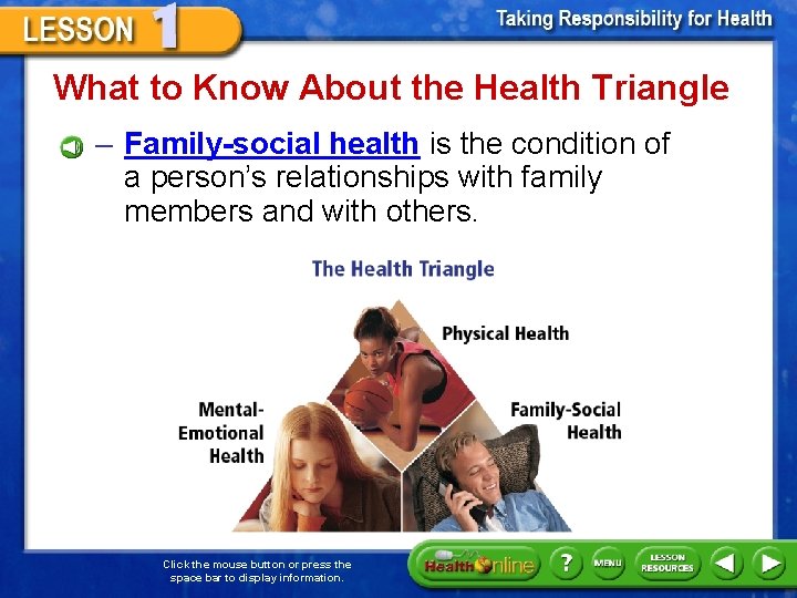 What to Know About the Health Triangle – Family-social health is the condition of