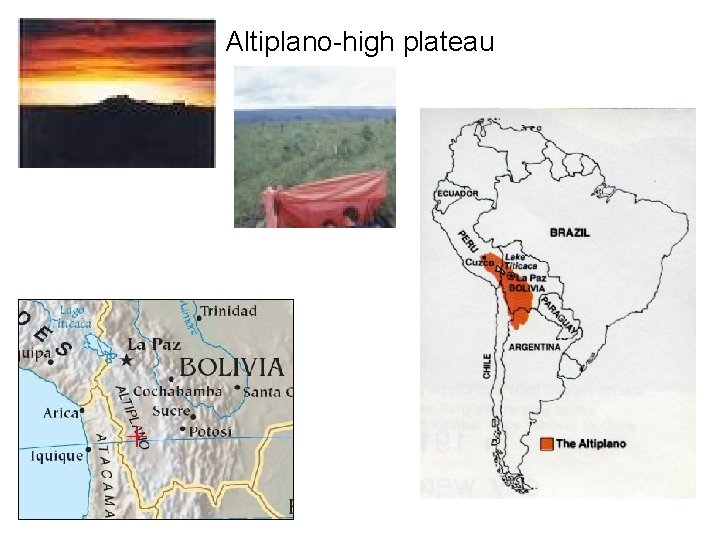 Altiplano-high plateau 