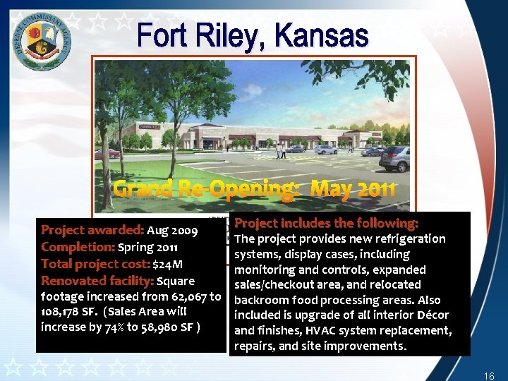 Project awarded: Aug 2009 Completion: Spring 2011 Total project cost: $24 M Renovated facility: Project awarded: Aug 2009 Completion: Spring 2011 Total project cost: $24 M Renovated facility: