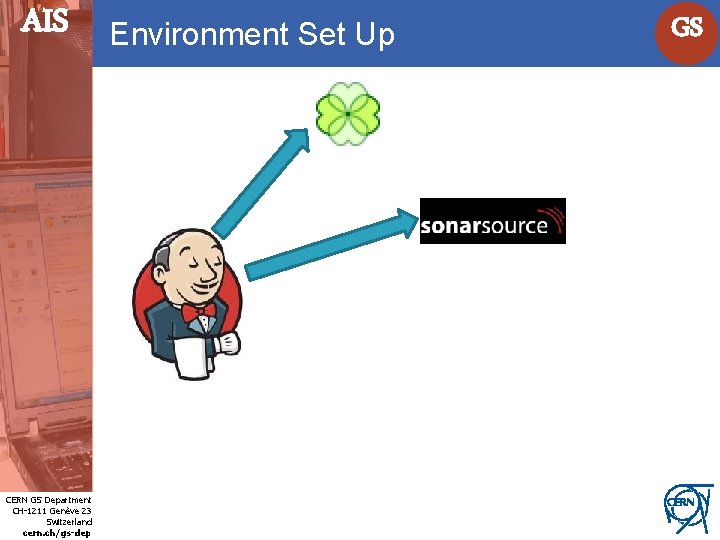 AIS Internet Services CERN GS Department CH-1211 Genève 23 Switzerland cern. ch/gs-dep Environment Set