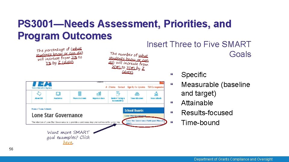 PS 3001—Needs Assessment, Priorities, and Program Outcomes of (what The percentage can do) students