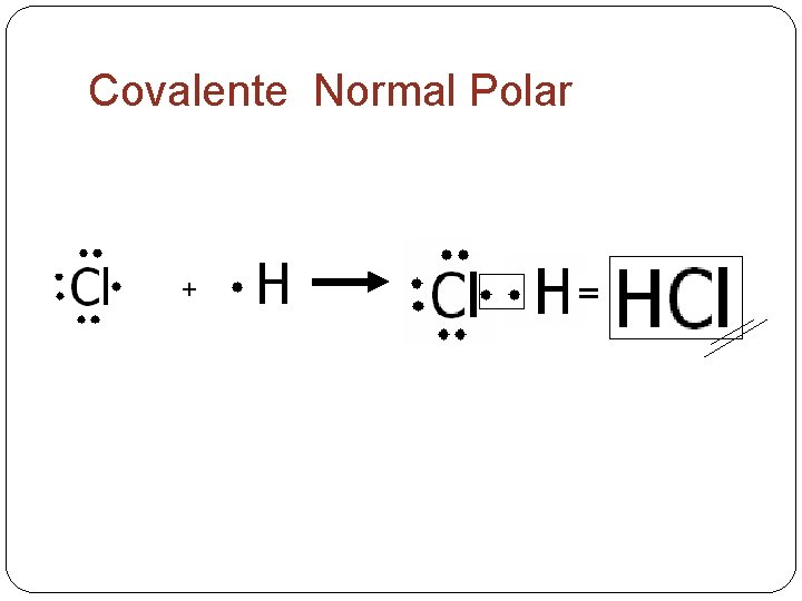 Covalente Normal Polar + 