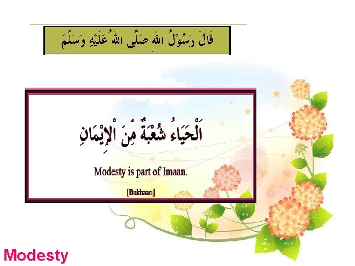 Modesty Modesty