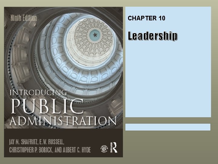 CHAPTER 10 Leadership 