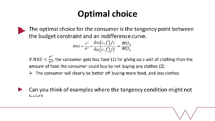 Intermediate Microeconomics Part I CONSUMER THEORY Laura Sochat