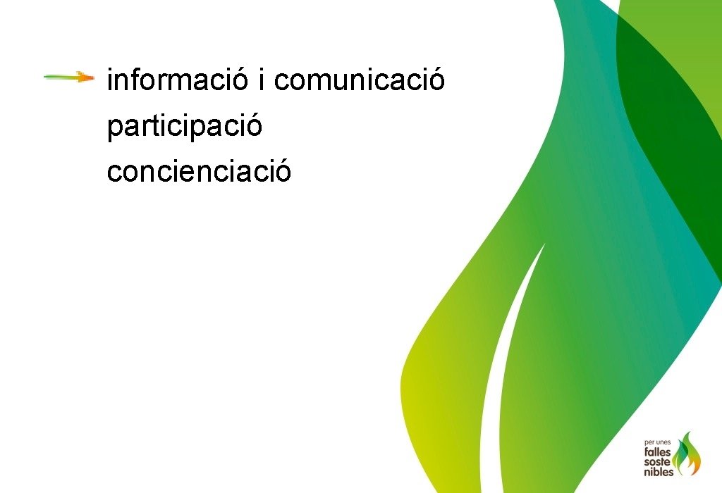 informació i comunicació participació concienciació 