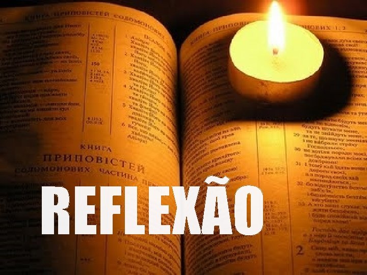 REFLEXÃO 