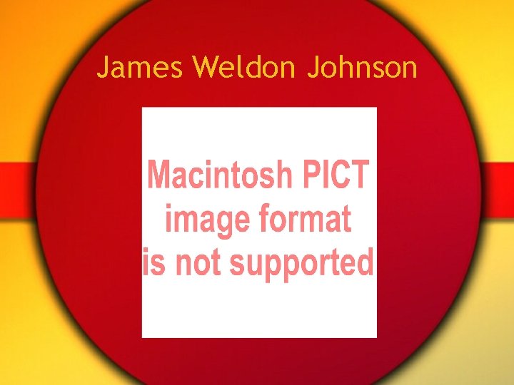 James Weldon Johnson 