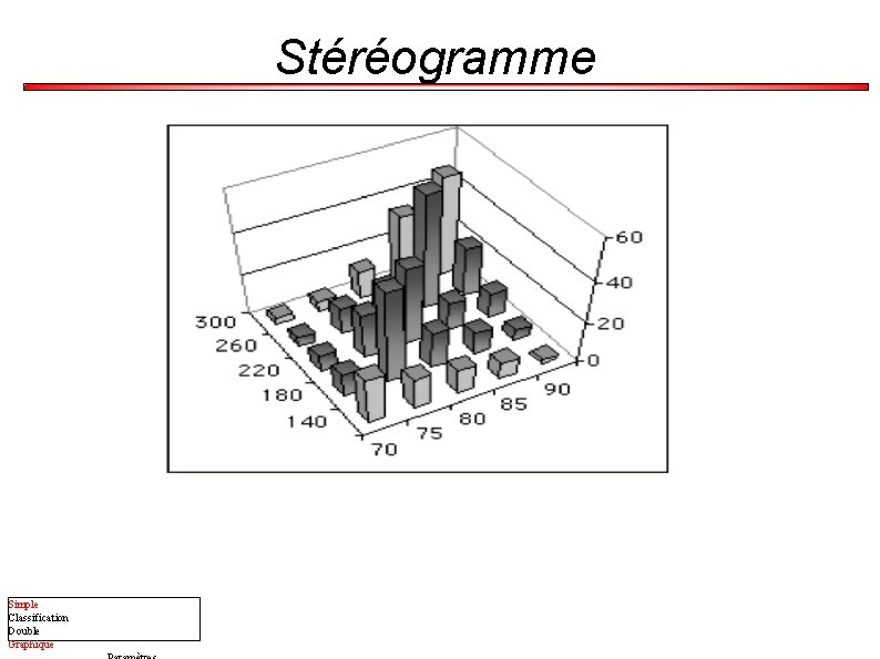 Stéréogramme Simple Classification Double Graphique 