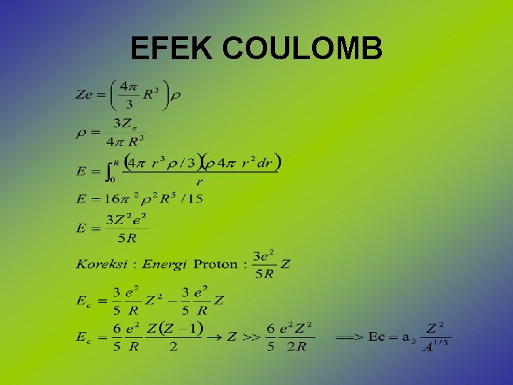 EFEK COULOMB 