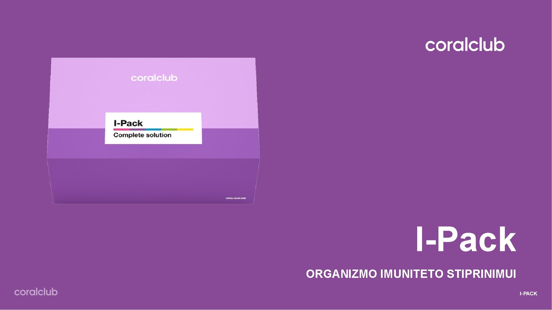 I-Pack ORGANIZMO IMUNITETO STIPRINIMUI 