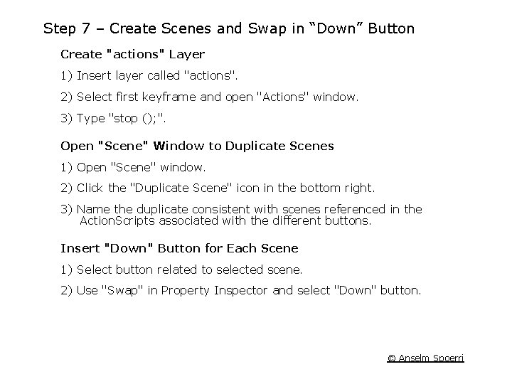 Lecture 11 Flash Build Flash Website With Animated Lecture 11 Flash Build Flash Website With Animated