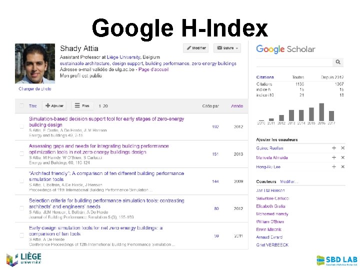 Google H-Index 