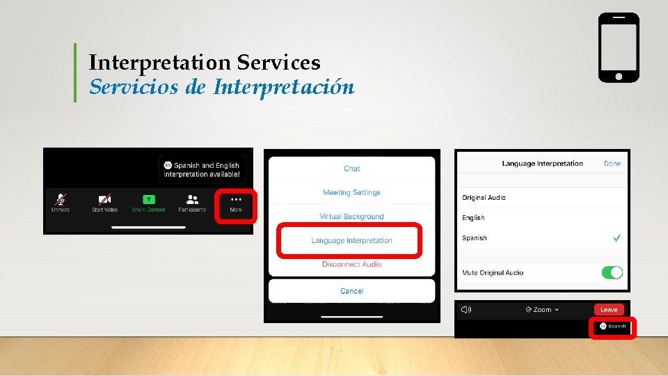 Interpretation Services Servicios de Interpretación 