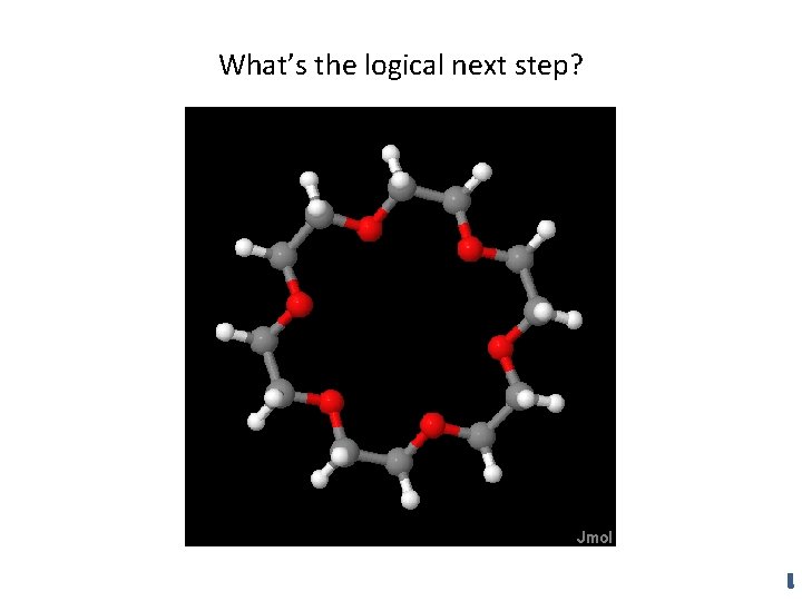 What’s the logical next step? 