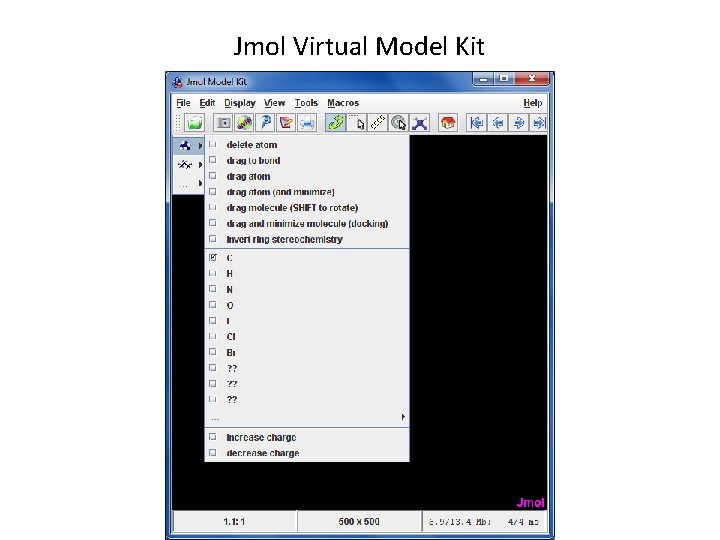 Jmol Virtual Model Kit 
