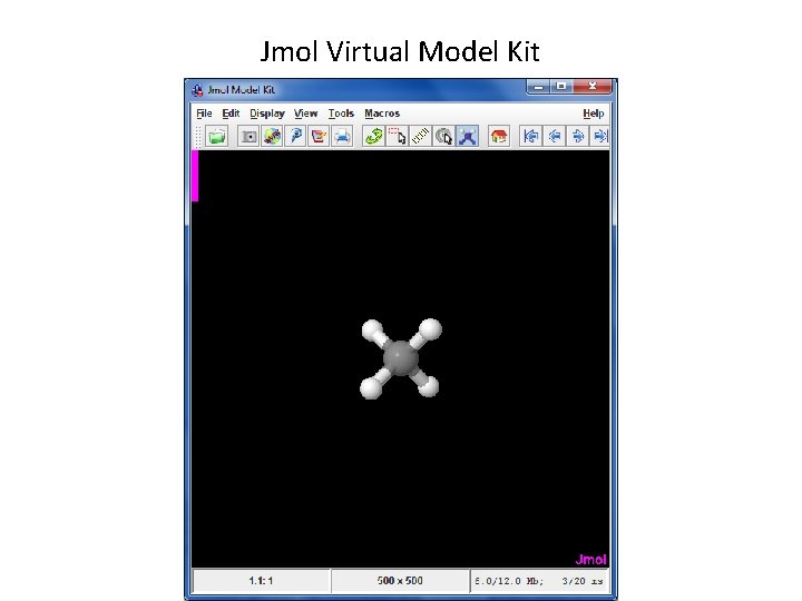 Jmol Virtual Model Kit 