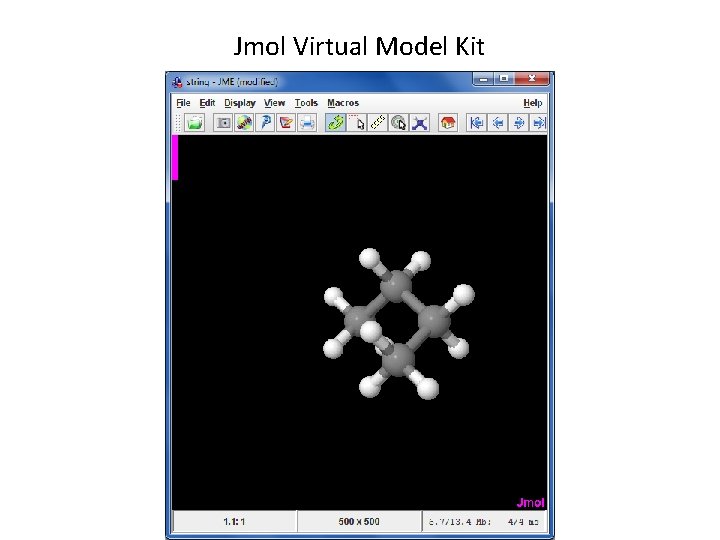 Jmol Virtual Model Kit 