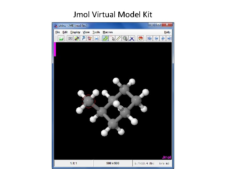 Jmol Virtual Model Kit 