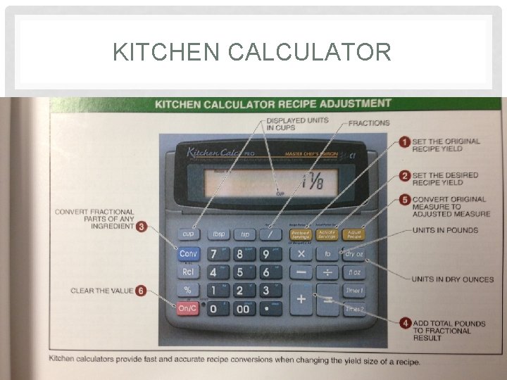 Kitchen Calculations FOOD SERVICE OCCUPATIONS 1 UNIT 4 COOKING METHODS