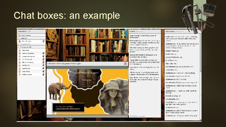 Good Chat Box Example Adobe Connect Tools IDEAS ON HOW TO USE