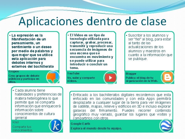 Aplicaciones dentro de clase • La expresión es la Manifestación de un pensamiento, un