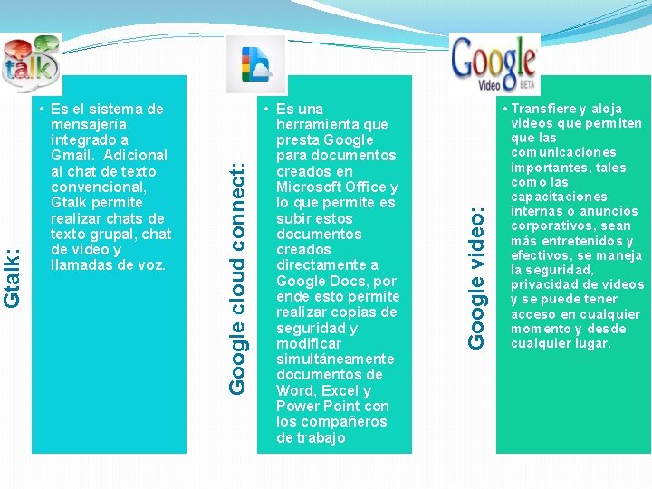  • Es una herramienta que presta Google para documentos creados en Microsoft Office