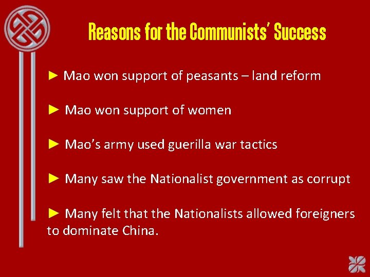 20 th Century China The Communist Revolution 1946