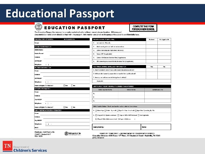 Educational Passport 