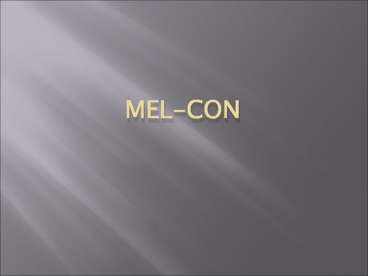 MEL-CON 