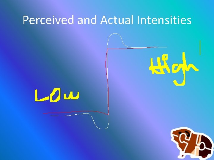Perceived and Actual Intensities 