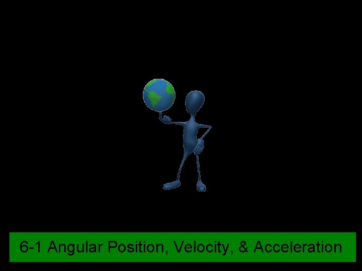 6 -1 Angular Position, Velocity, & Acceleration 