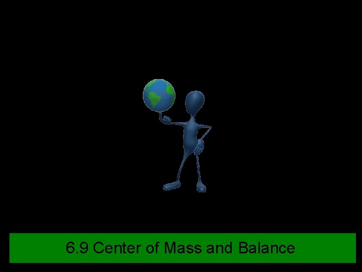 6. 9 Center of Mass and Balance 